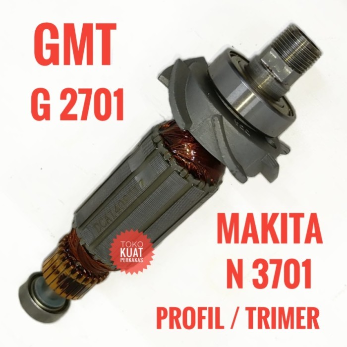 STOK TERBARU Armature GMT G 2701 angker mesin profil / trimer Makita N 3701