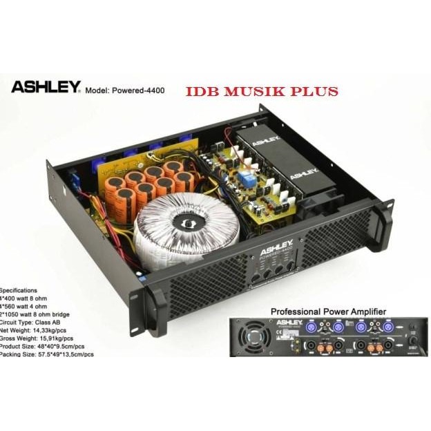 Sale Power 4 Channel Ashley Powered4400 Powered 4400 Original Ashley