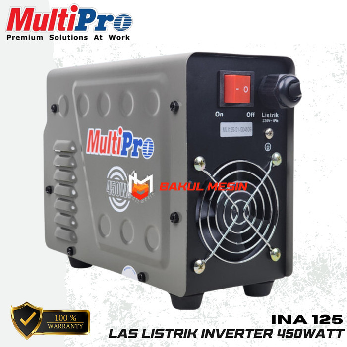 MULTIPRO SOLID 125 Mesin Travo Las Listrik Inverter 450watt