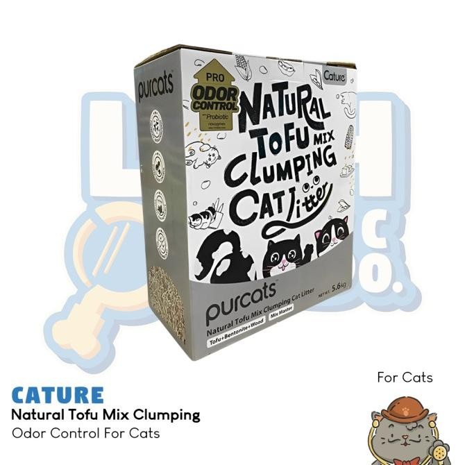 Sale Cature Natural Tofu Mix Clumping Cat Litter Pro Odor Control