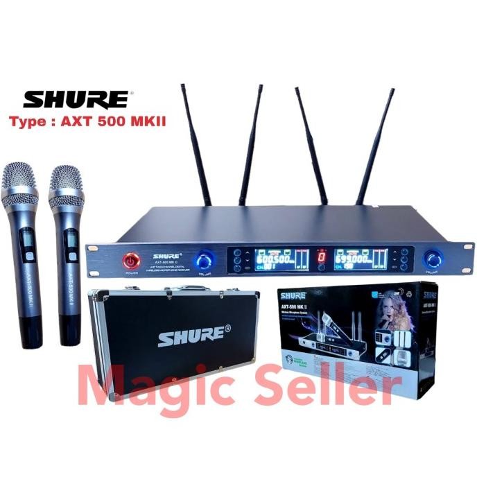 Promo Mic Wireless Shure Axt 500 For Stage Live Show Axt500
