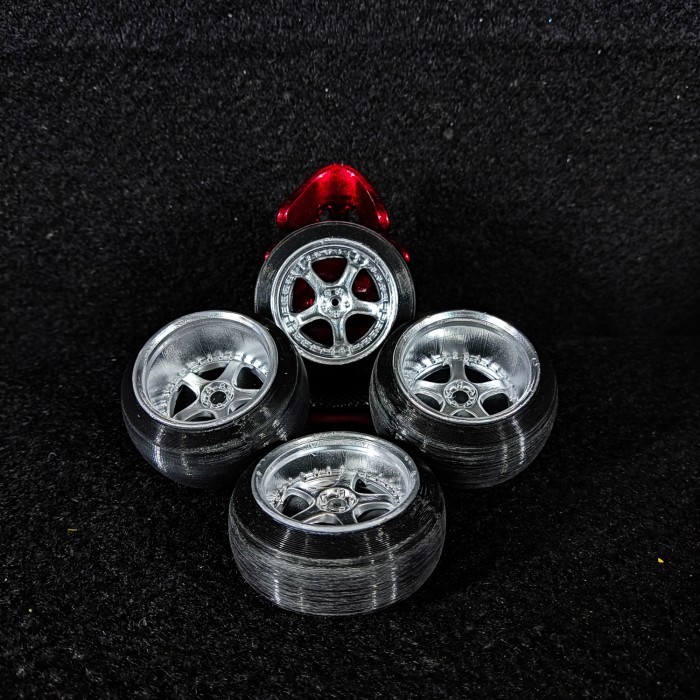 Product Laris Velg Wpl D12 Untuk Pandem Bodykit Velg Wpl D12 Super Lebar Fdm/ Pla+