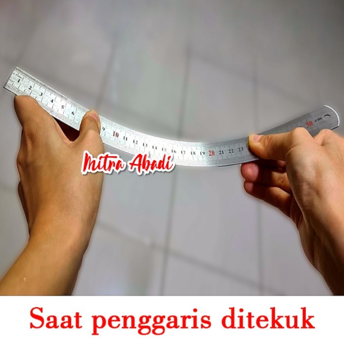

Penggaris / Mistar Besi Stainless Steel Tebal