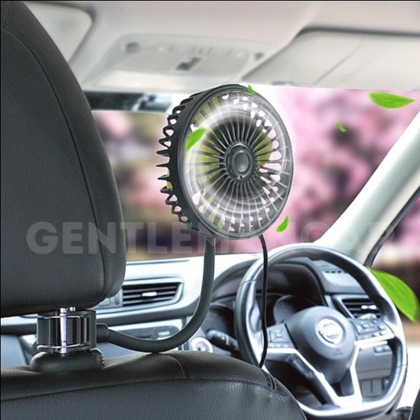 Terlaris Car Cooling Fan Jok Tengah Kursi Belakang 360 Usb Kipas Angin Jepit Mobil