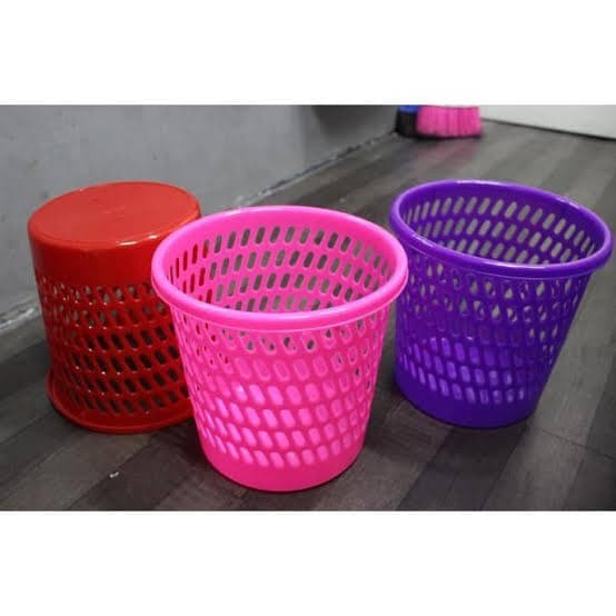 *****] Tempat Sampah Bolong Tempat Sampah Plastik Keranjang Bak Sampah