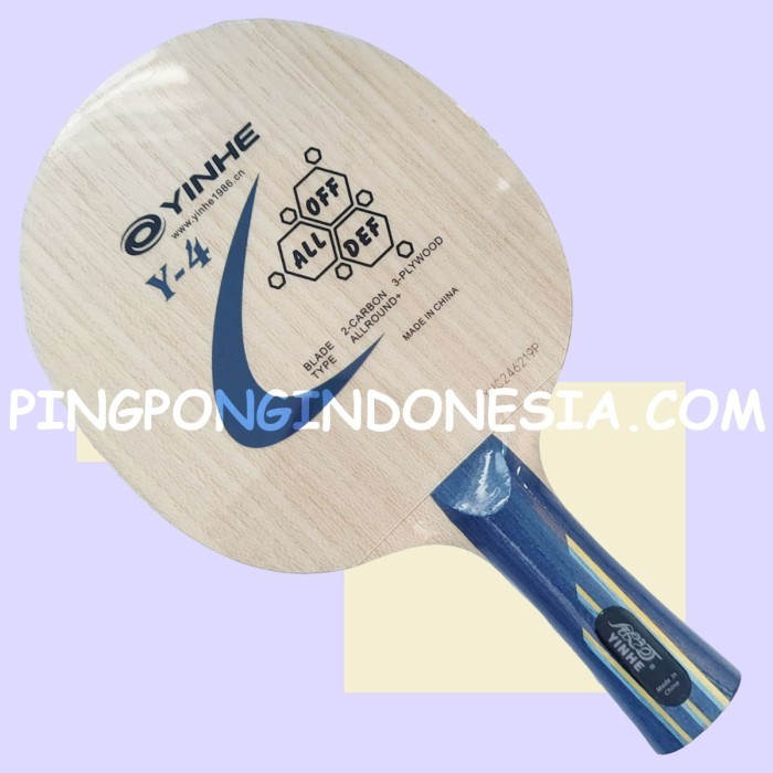 Yinhe Y-4 - Blade Kayu Pingpong Tenis Meja Bat Bet Y4 Carbon