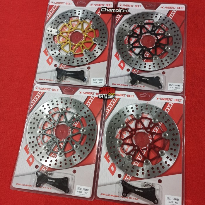 Piringan Cakram Depan Floating Nassert Beet 260mm Beat Scoopy FI ESP