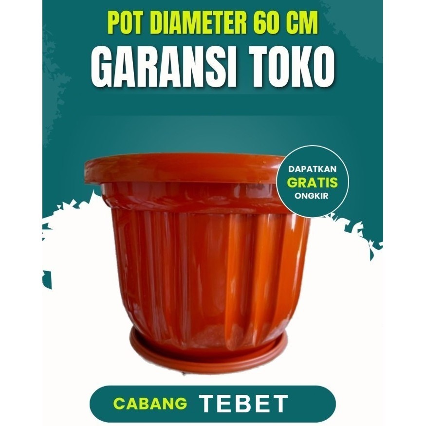 Pot 60 Cm Hitam Bear Tambulapot Tanaman Buah Uat