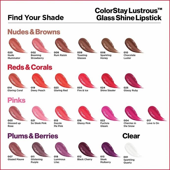 LIPSTICK REVLON SUPER LUSTROUS GLASS SHINE RUM RAISIN