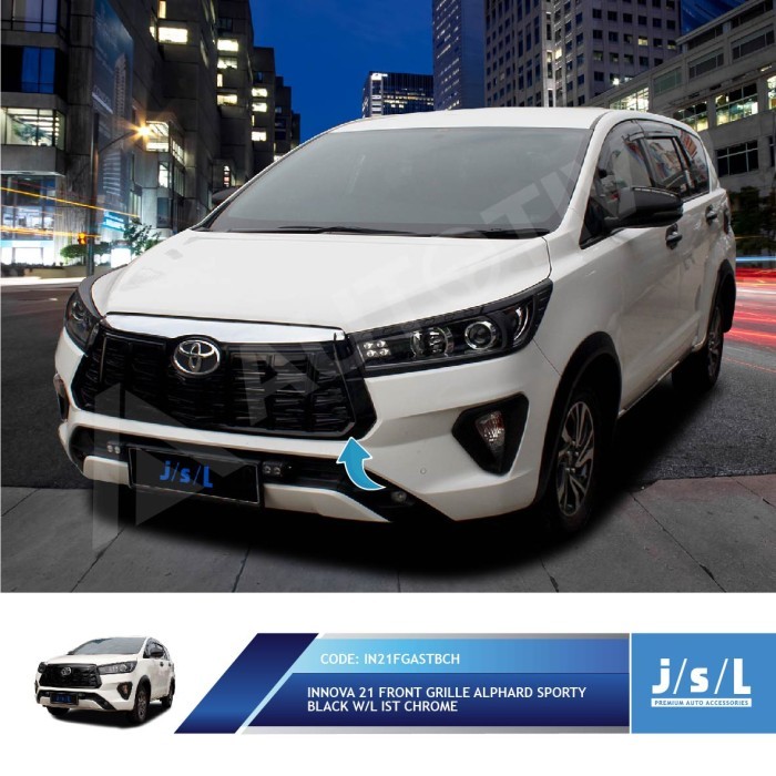 Grill Innova 21 Front Grille Alphard Sporty acktivo List Chrome JSL