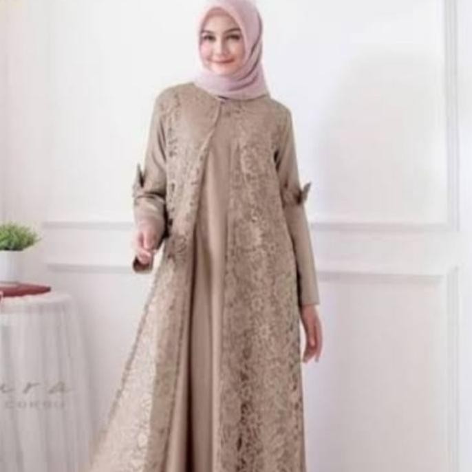 Best Sales Gamis Brokat Sutra Original