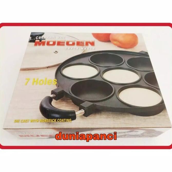 Moegen Cetakan Kue Martabak Mini Lumpur Surga Teflon Anti Lengket 7 Pengiriman Cepat