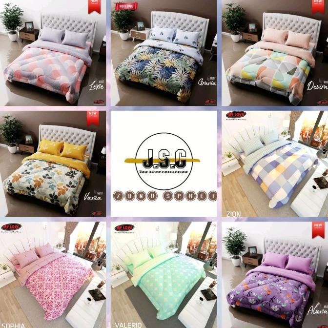Bedcover set my love ukuran 160x200 T30