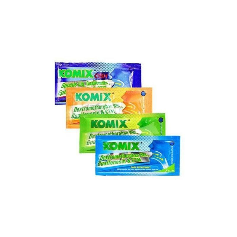 Promo Gila-Gilaan!! Komix Sachet Sirup Obat Batuk (1Box = 30Sahcet)