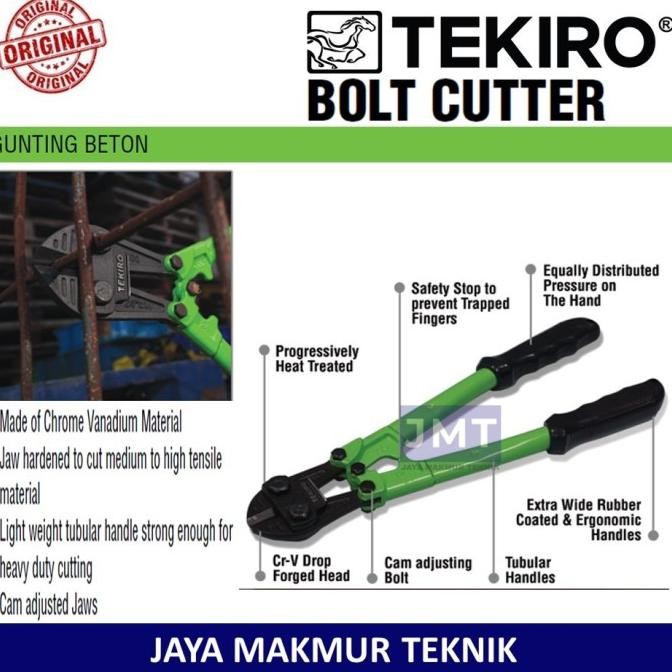 

Terlaris Tekiro Gunting Potong Besi Baja Bolt Cutter 12 14 18 24 30 36 42 Inch Ready Stok