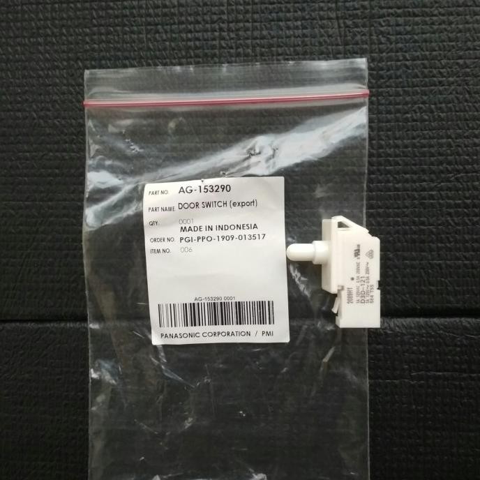SAKLAR LAMPU KULKAS PANASONIC 2 PINTU PUSH OFF DOOR SWITCH ORIGINAL