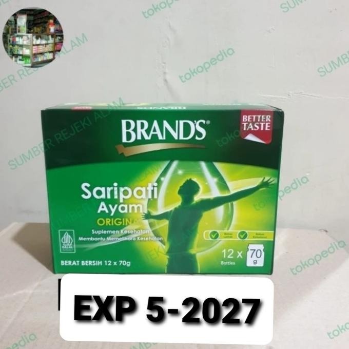 

READY BRANDS SARI PATI AYAM / BRANDS ESSENCE OF CHICKEN 12 BOTOL