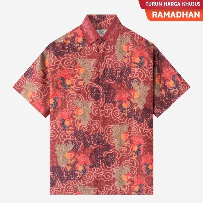 

READY BATIK PRINT TELUSUR KULTUR - CORAK NUSANTARA - AYAM MERAH