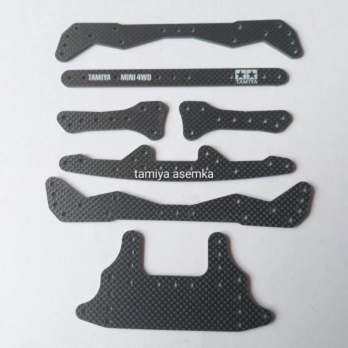 BEMPER TAMIYA SET CARBON MEMBRAN FOR FMA DAN MA CHASSIS