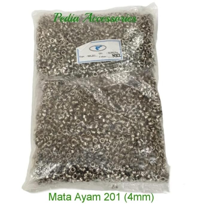 

READY MATA AYAM 201 ( 4MM )EYELET -1PACK ISI 10.000 PCS