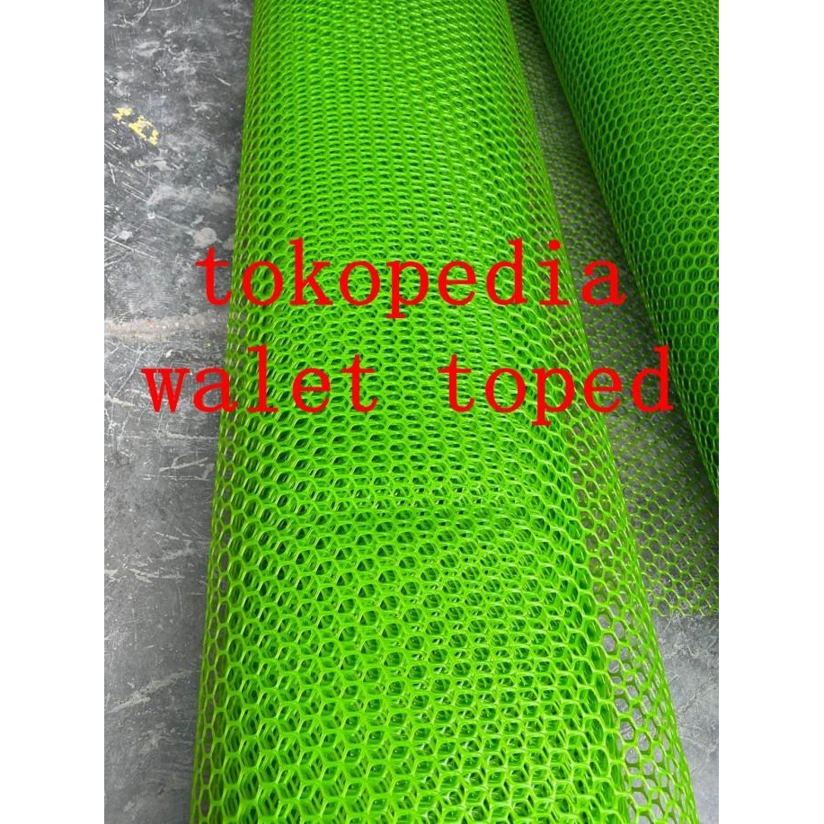 

READY MESH PLASTIK JARING SLAT 1.5 METER X 50 METER LANTAI TERNAK AYAM