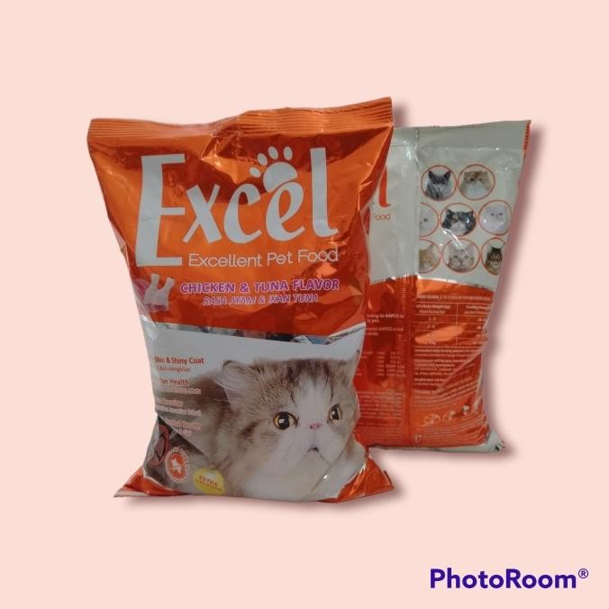 

READY ( PAKET 10PCS ) MAKANAN KUCING EXCEL AYAM TUNA ( KIBEL SEGITIGA )