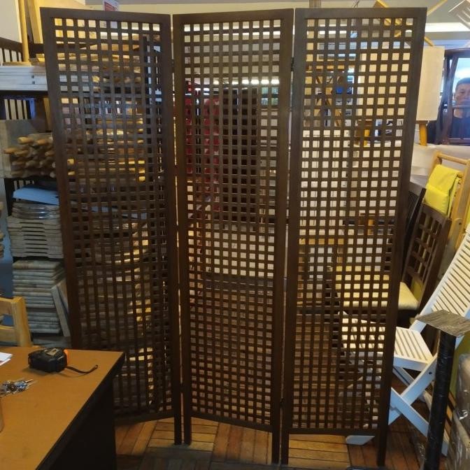 CO Pembatas ruangan/Partisi ruangan/Sketsel/Wood divider