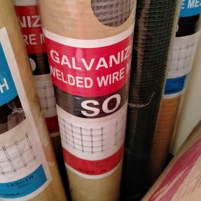 

READY KAWAT LOKET GALVANIS/RAM PUTIH/AYAKAN PASIR/KANDANG AYAM 1/4" PER ROLL