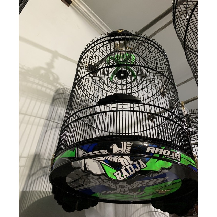 Sale Terbatas Sangkar Kandang Murai Radja Compani Pvc Decal No 2 ( Ada Sertifikat ) Aman