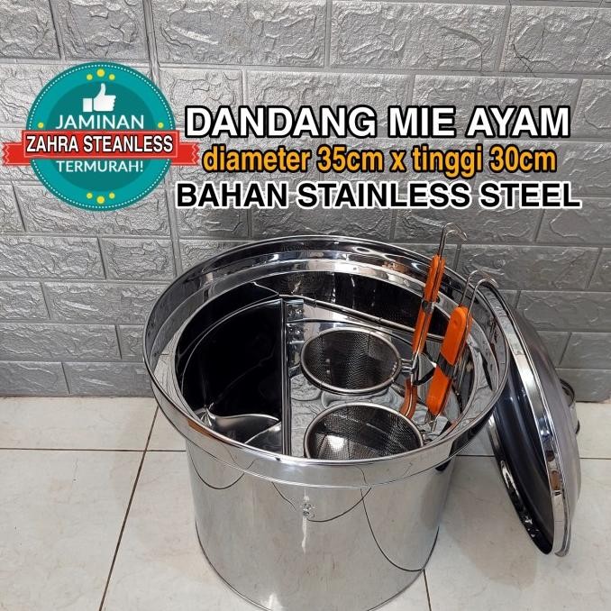 

READY DANDANG MIE KOCOK BULAT 2 / DANDANG MIE AYAM BAKMIE + SARINGAN