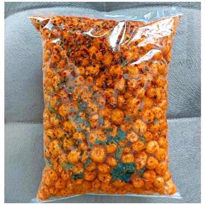 

BERGARANSI Cimol Kering Pedas Daun Jeruk 500gr Endog Lewo Cimol Kering Original Daun Jeruk Camilan