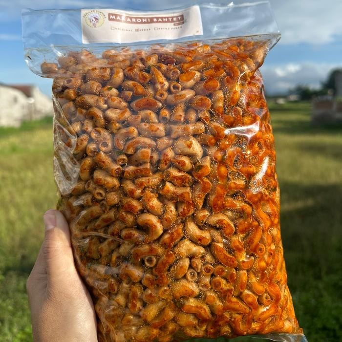 

TERBAIK 1 KG MAKARONI BANTET PEDAS JERUK - 100% TIDAK KERAS Camilan Food