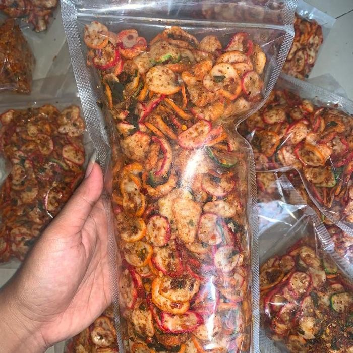 

DISKON Krupuk Seblak Berat 500gram Camilan Makanan Pedas