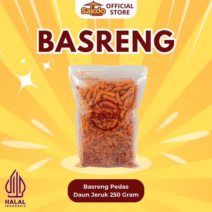 

CUCI GUDANG Basreng Pedas Daun Jeruk 250 Gram Food Snack