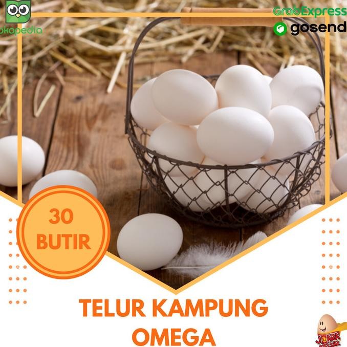 

READY TELUR AYAM KAMPUNG MERAH/OMEGA 30BUTIR
