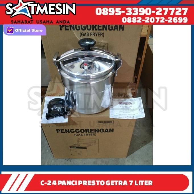 

READY PANCI PRESTO 7 L / PRESSURE COOKER C-24 / GETRA / AYAM / IKAN / MURAH