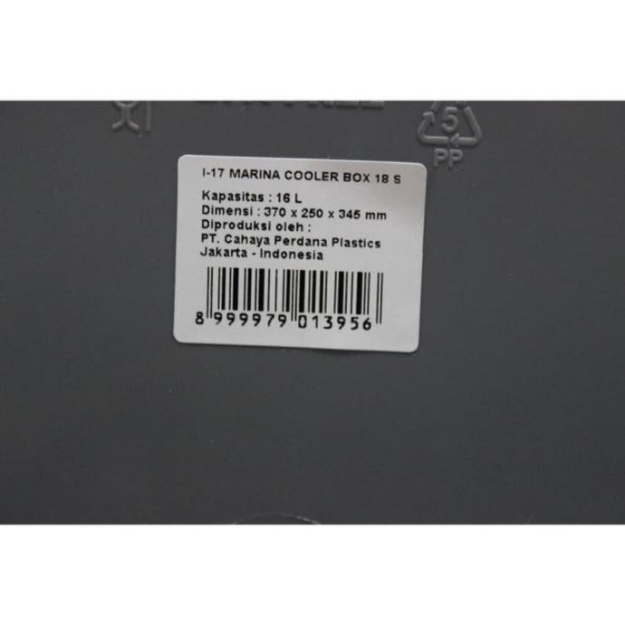 Marina 18s Cooler box 16Liter Lion Star Tempat Daging Ikan Piknik ls