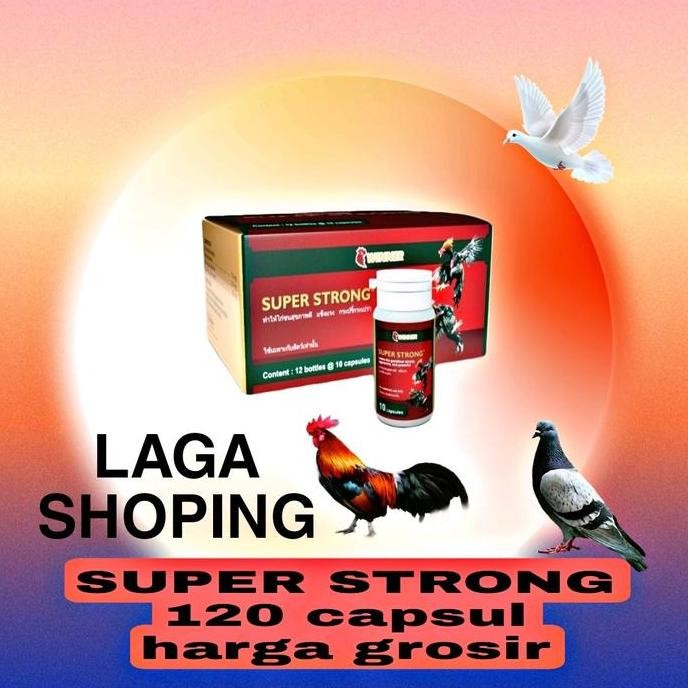 

READY 12 BOTOL SUPER STRONG WINNER 120BUTIR VITAMIN DOPING AYAM TARUNG