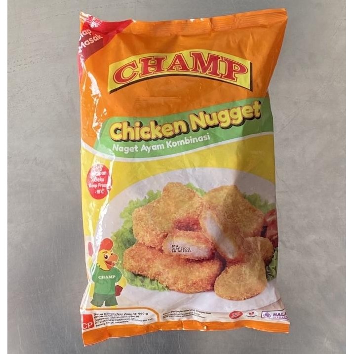 

READY CHAMP NUGGET AYAM 900GR / CHICKEN NUGGET / NUGGET CHAMP