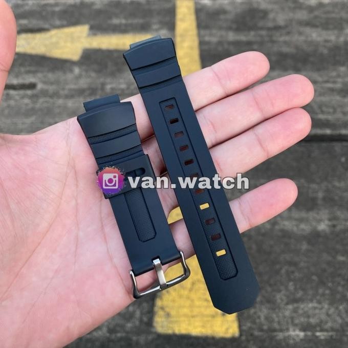 promo strap gshock aw 591 / aw591 hitam aftermarket