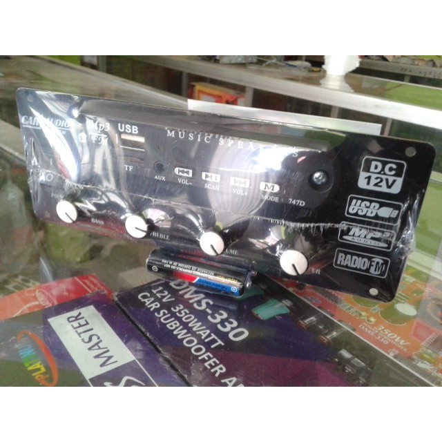 Power Subwoofer Super Bass Mp3 12V Mobil