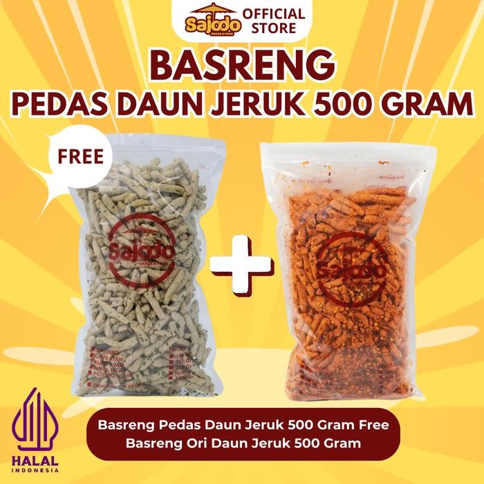 

TERBARU Basreng ORDAS (Original 500gr Pedas 500gr) Sajodo Snack & Food