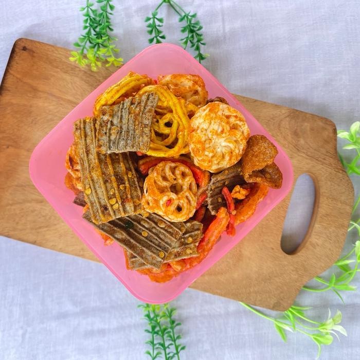 

TERBATAS SEBLAK CAMPUR 250gram SEBLAK MIX [SEBLAK BETON - SEBLAK JENGKOL ASBES - SEBLAK SISIR -