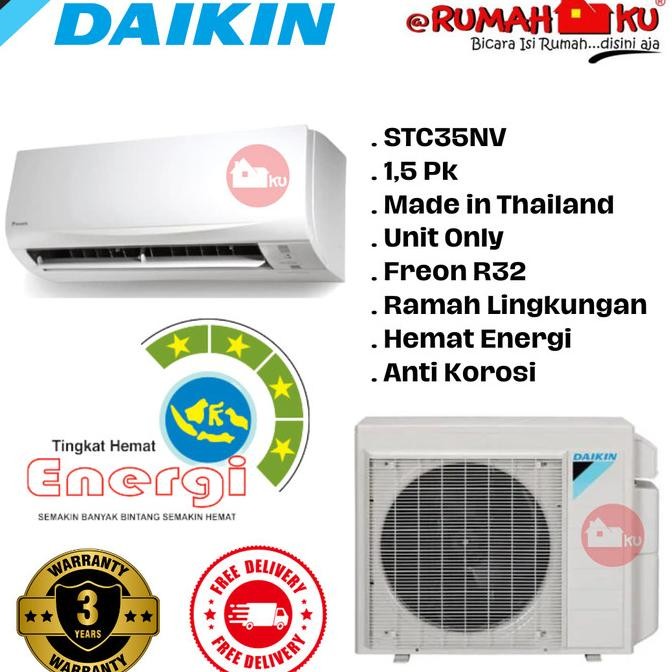Sale Ac Daikin Stc35Nv ( Rc35Nv14 + Ftc35Nv14 ) 1,5 Pk