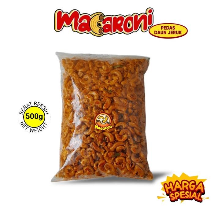 

CUCI GUDANG Makroni Cikruh 500 Grm Pedas Daun Jeruk / Makroni Bantet Cemilan Food Snack Kriuk