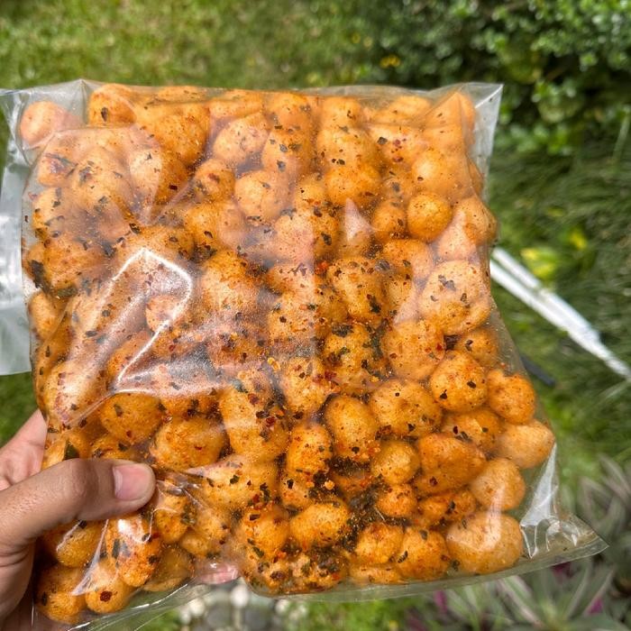 

MURAH Cimol Kering 500gram Pedas Daun Jeruk Cemilan Food Snack Makanan