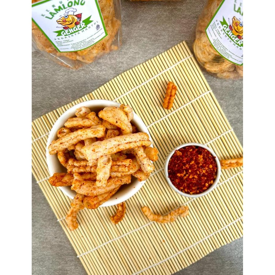 

SALE Kerupuk Lamlong Beukah 1Kg Cemilan Pedas Camilan Keripik snackparty pack Food Tapioka Makanan