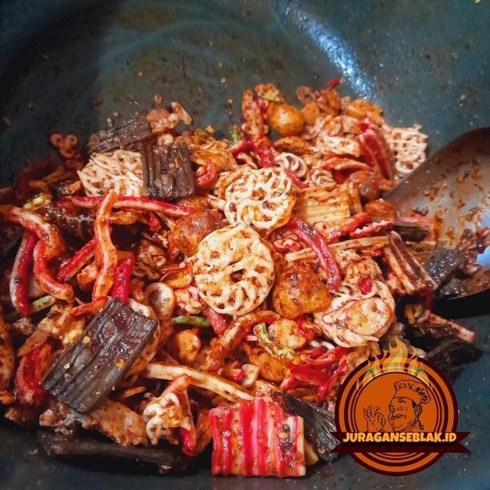 

SALE Krupuk Seblak Campur/MiX Jengkol/Pedo/Beton/Basreng/siomay/jaat Bumbu Cikruh Pedas Daun Jeruk