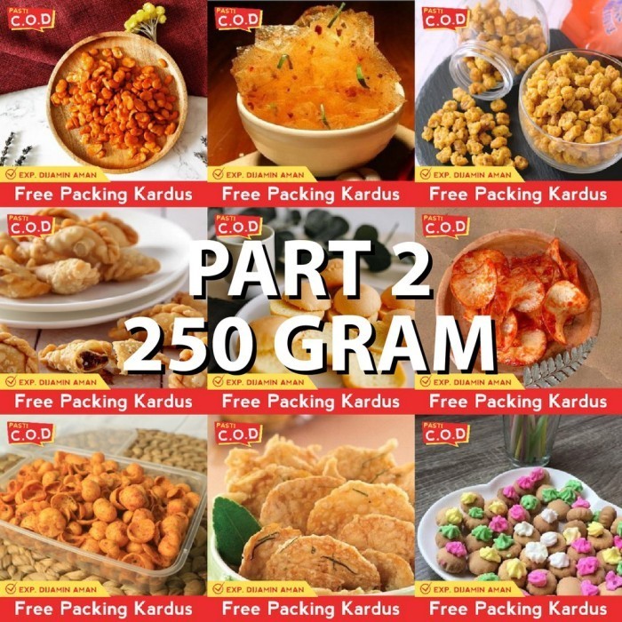 

BERGARANSI Yuhh snack kiloan SERBA 250 gram makanan ringan PEDAS MANIS GURIH ASIN