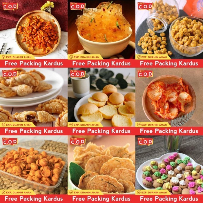 

DISKON - snack kiloan SERBA 250 gram makanan ringan ASIN PEDAS MANIS GURIH